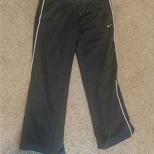 Nike Black Track Jacket with White Accents